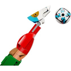 LEGO 43016 Editions Cristiano Ronaldo – Leggenda del Calcio Giocattolo - Kit Modellismo Action Figure 3D da Esposizione - Decor