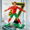 LEGO 43016 Editions Cristiano Ronaldo – Leggenda del Calcio Giocattolo - Kit Modellismo Action Figure 3D da Esposizione - Decor