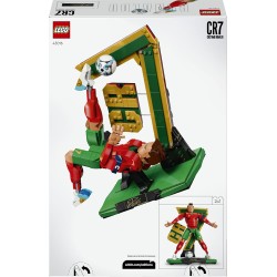LEGO 43016 Editions Cristiano Ronaldo – Leggenda del Calcio Giocattolo - Kit Modellismo Action Figure 3D da Esposizione - Decor