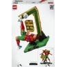 LEGO 43016 Editions Cristiano Ronaldo – Leggenda del Calcio Giocattolo - Kit Modellismo Action Figure 3D da Esposizione - Decor