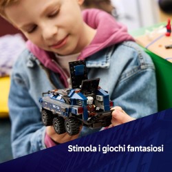 LEGO | 76349 Marvel Spider-Man: Inseguimento del Trasportatore di Detenuti - Giocattolo da Supereroi con Macchina Blindata e 4 