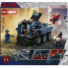 LEGO | 76349 Marvel Spider-Man: Inseguimento del Trasportatore di Detenuti - Giocattolo da Supereroi con Macchina Blindata e 4 
