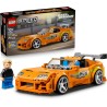 LEGO 77260 Speed Champions The Fast and The Furious Toyota Supra MK4 Macchina Giocattolo - Modello di Auto con Minifigure di Br