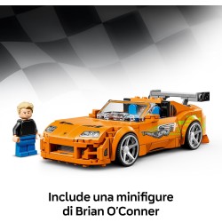 LEGO 77260 Speed Champions The Fast and The Furious Toyota Supra MK4 Macchina Giocattolo - Modello di Auto con Minifigure di Br