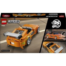 LEGO 77260 Speed Champions The Fast and The Furious Toyota Supra MK4 Macchina Giocattolo - Modello di Auto con Minifigure di Br