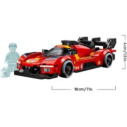 LEGO 77261 Speed Champions Ferrari 499P Macchina Giocattolo - Modello STEM di Auto da Corsa con Minifigure da Collezione - Gadg