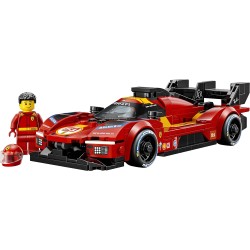 LEGO 77261 Speed Champions Ferrari 499P Macchina Giocattolo - Modello STEM di Auto da Corsa con Minifigure da Collezione - Gadg