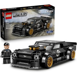 LEGO 77262 Speed Champions Ford Mustang ‘65 Hoonicorn V1 di Ken Block Macchina Giocattolo - Kit Modellismo con Minifigure da Co