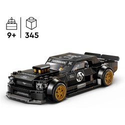 LEGO 77262 Speed Champions Ford Mustang ‘65 Hoonicorn V1 di Ken Block Macchina Giocattolo - Kit Modellismo con Minifigure da Co