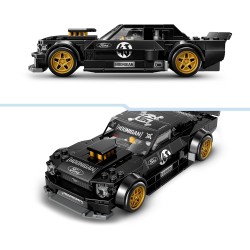 LEGO 77262 Speed Champions Ford Mustang ‘65 Hoonicorn V1 di Ken Block Macchina Giocattolo - Kit Modellismo con Minifigure da Co