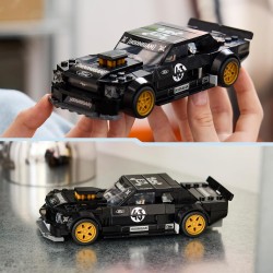 LEGO 77262 Speed Champions Ford Mustang ‘65 Hoonicorn V1 di Ken Block Macchina Giocattolo - Kit Modellismo con Minifigure da Co