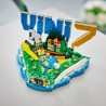 LEGO 43027 Editions Vini Jr. – Highlights Calcistici Giocattolo - Modello 3D da Esposizione con Minifigure da Collezione - Deco