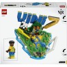 LEGO 43027 Editions Vini Jr. – Highlights Calcistici Giocattolo - Modello 3D da Esposizione con Minifigure da Collezione - Deco