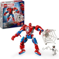 LEGO | 76308 Marvel Spider-Man Mech vs. Anti-Venom - Super Hero Figure Building Toy with 2 Minifigures for Imaginative Role Pla