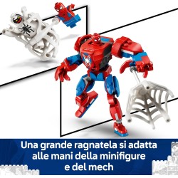 LEGO | 76308 Marvel Spider-Man Mech vs. Anti-Venom - Super Hero Figure Building Toy with 2 Minifigures for Imaginative Role Pla