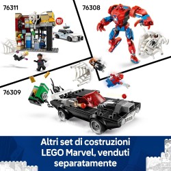 LEGO | 76308 Marvel Spider-Man Mech vs. Anti-Venom - Super Hero Figure Building Toy with 2 Minifigures for Imaginative Role Pla