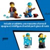 LEGO 60497 City Autolavaggio Drive-In Giocattolo - Include 2 Modellini di Auto, Funzione di Lavaggio e 4 Minifigure con Accesso