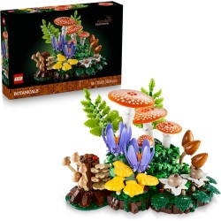LEGO 11505 Botanicals Funghi del Bosco - Set di Piante Artificiali per Adulti con un Fungo Velenoso e Fiori Finti - Decorazione
