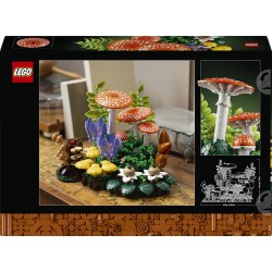 LEGO 11505 Botanicals Funghi del Bosco - Set di Piante Artificiali per Adulti con un Fungo Velenoso e Fiori Finti - Decorazione