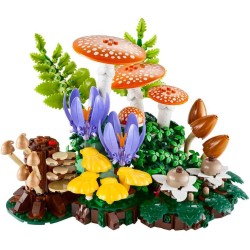 LEGO 11505 Botanicals Funghi del Bosco - Set di Piante Artificiali per Adulti con un Fungo Velenoso e Fiori Finti - Decorazione