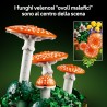 LEGO 11505 Botanicals Funghi del Bosco - Set di Piante Artificiali per Adulti con un Fungo Velenoso e Fiori Finti - Decorazione