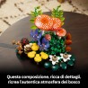 LEGO 11505 Botanicals Funghi del Bosco - Set di Piante Artificiali per Adulti con un Fungo Velenoso e Fiori Finti - Decorazione