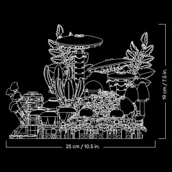 LEGO 11505 Botanicals Funghi del Bosco - Set di Piante Artificiali per Adulti con un Fungo Velenoso e Fiori Finti - Decorazione