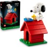 LEGO 21368 Ideas Peanuts: la Cuccia di Snoopy - Kit di Modellismo da Esposizione per Adulti con Personaggi di Snoopy e Woodstoc