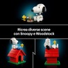 LEGO 21368 Ideas Peanuts: la Cuccia di Snoopy - Kit di Modellismo da Esposizione per Adulti con Personaggi di Snoopy e Woodstoc