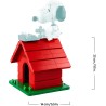 LEGO 21368 Ideas Peanuts: la Cuccia di Snoopy - Kit di Modellismo da Esposizione per Adulti con Personaggi di Snoopy e Woodstoc