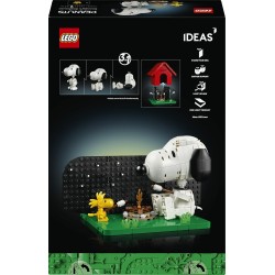 LEGO 21368 Ideas Peanuts: la Cuccia di Snoopy - Kit di Modellismo da Esposizione per Adulti con Personaggi di Snoopy e Woodstoc