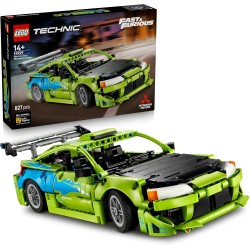LEGO 42229 Technic Auto Mitsubishi Eclipse Fast and Furious - Kit Modellismo STEM da Collezione con Sterzo e 2 Bombole di NOS -