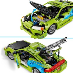 LEGO 42229 Technic Auto Mitsubishi Eclipse Fast and Furious - Kit Modellismo STEM da Collezione con Sterzo e 2 Bombole di NOS -