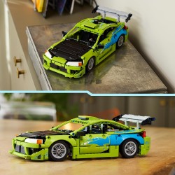 LEGO 42229 Technic Auto Mitsubishi Eclipse Fast and Furious - Kit Modellismo STEM da Collezione con Sterzo e 2 Bombole di NOS -