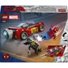 LEGO | 76336 Marvel Auto di Spider-Man vs. Venomized Wolverine - Giocattolo dei Supereroi con Modello di Macchina, 2 Minifigure