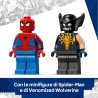 LEGO | 76336 Marvel Auto di Spider-Man vs. Venomized Wolverine - Giocattolo dei Supereroi con Modello di Macchina, 2 Minifigure