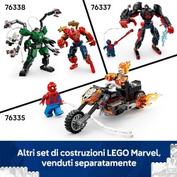 LEGO | 76336 Marvel Auto di Spider-Man vs. Venomized Wolverine - Giocattolo dei Supereroi con Modello di Macchina, 2 Minifigure