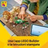 LEGO 31386 Creator 3in1 Animali Selvatici: Leone Maestoso Giocattolo - Trasformabile in una Leonessa o in 2 Cuccioli - Decorazi