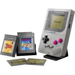 LEGO 72046 Super Mario Game Boy Set da Costruzione per Adulti - Modello da Esposizione Nintendo con 2 Cartucce con Schermi Lent