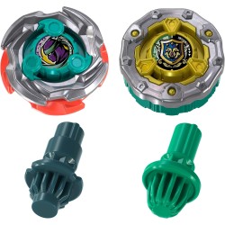 Hasbro Beyblade X, Set da Battaglia Sneak Attack con Arena Beystadium, 2 trottole con Rotazione a Destra di Takara Tomy, trotto