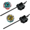Hasbro Beyblade X, Set da Battaglia Sneak Attack con Arena Beystadium, 2 trottole con Rotazione a Destra di Takara Tomy, trotto