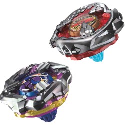 Hasbro Beyblade X, Set Dual Pack, Beat Tyranno 4-70Q e Knife Shinobi 4-80HN