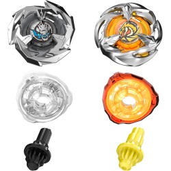 Hasbro Beyblade X, Set Dual Pack, Gale Wyvern 3-60T e Sword Dran 3-80B