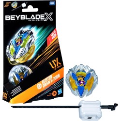Beyblade X, Starter Pack, Buster Dran 5-70DB UX con trottola e lanciatore