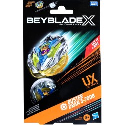 Beyblade X, Starter Pack, Buster Dran 5-70DB UX con trottola e lanciatore
