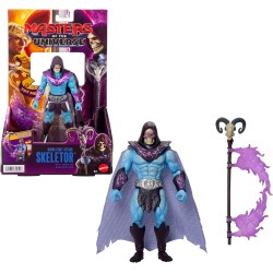 Masters of the Universe - JKJ00 Skeletor, action figure con scettro Havoc e movimento di attacco rotante, design ispirato al ca