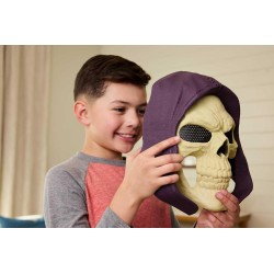Masters of the Universe - JKJ15 Maschera da supercattivo di Skeletor, copricapo per costume con luci e suoni, look ispirato al 