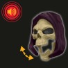 Masters of the Universe - JKJ15 Maschera da supercattivo di Skeletor, copricapo per costume con luci e suoni, look ispirato al 