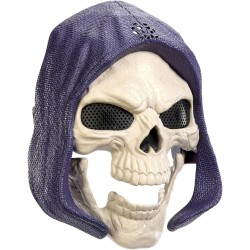 Masters of the Universe - JKJ15 Maschera da supercattivo di Skeletor, copricapo per costume con luci e suoni, look ispirato al 