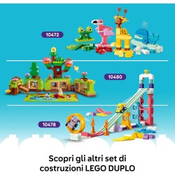 LEGO DUPLO 10479 Scatola Creativa Colorata - Giochi Didattici per lo Sviluppo della Motricità Fine - con Mattoncini con Numeri,